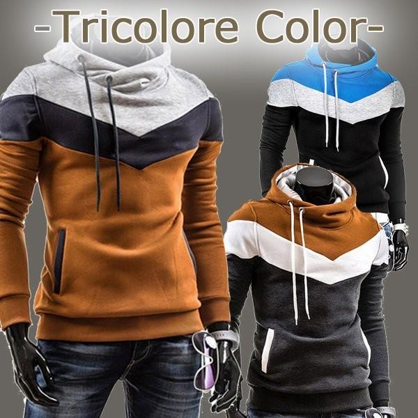 開店記念セール スリムフィット トリコカラープルオーバーパーカー Mサイズ ブラック Gr パーカー Www Sustentec Com Br