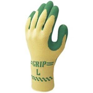 (業務用40セット)　ショーワ　手袋グリップソフト　パックグリーン　5双　L