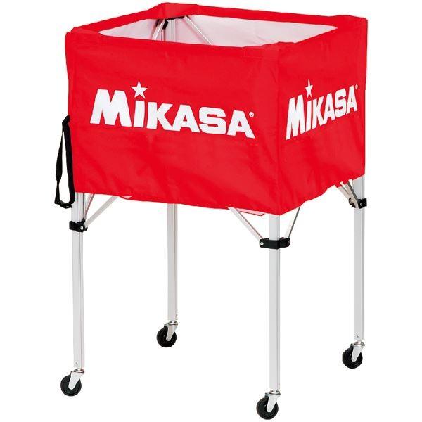 MIKASA（ミカサ）器具 ボールカゴ 箱型・大（フレーム・幕体・キャリーケース3点セット） レッド 〔BCSPH〕(11655円)