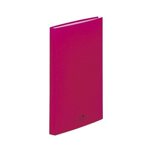 （まとめ） LIHIT LAB クリヤーブック 赤〔×20セット〕