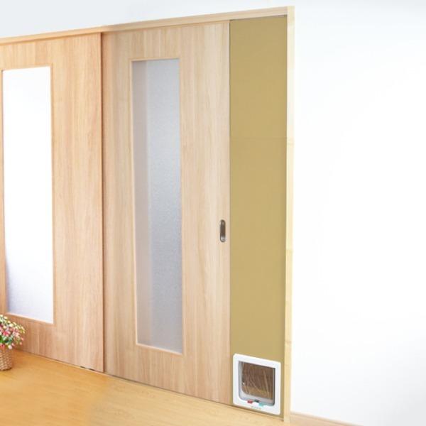 L型ペットスルーもん 小型犬 猫用 ペットドアー PTG-L2200 〔ベージュ〕〔代引不可〕(12870円)