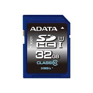 （まとめ）A-DATA（エーデータ） SDHCカードUHS-I対応 超高速タイプ 32GB class10 ASDH32GUICL10-R 1枚 〔×5セット〕