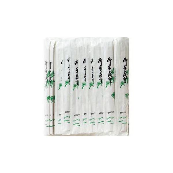 （まとめ）シンワ 松柄元禄ツマ付完封割箸 100膳〔×20セット〕