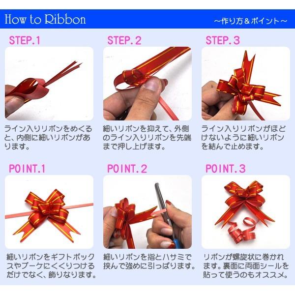 50袋セット ラッピング用ライン入りワンタッチリボン 幅13mm パープル Ds Araya 通販 Yahoo ショッピング