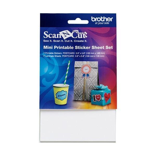 (まとめ) ブラザー ScanNCutCanvas専用ミニステッカーシート CAPSSMINI1 1セット 〔×5セット〕