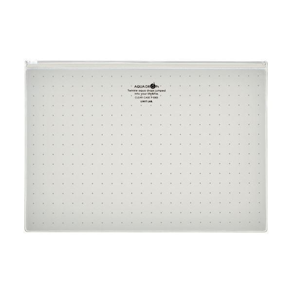 (まとめ) リヒトラブ AQUA DROPs クリヤーケース A4ヨコ 乳白 F-5303-1 1枚 〔×50セット〕
