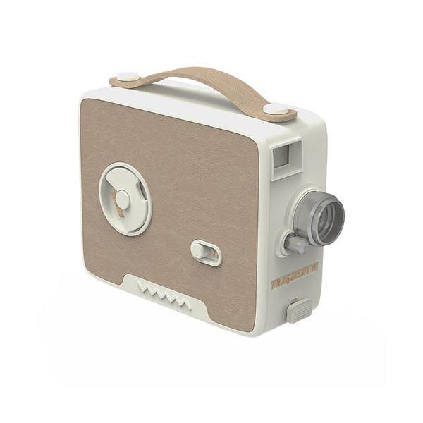 Fragment8 現代と60年代の融合を実現する 8mmフィルムカメラ フラグメントエイト Color lens White LWF-1204(13775円)