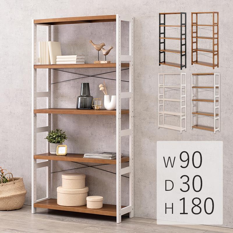 シェルフ オープンシェルフ ラック 本棚 コレクションラック シンプル