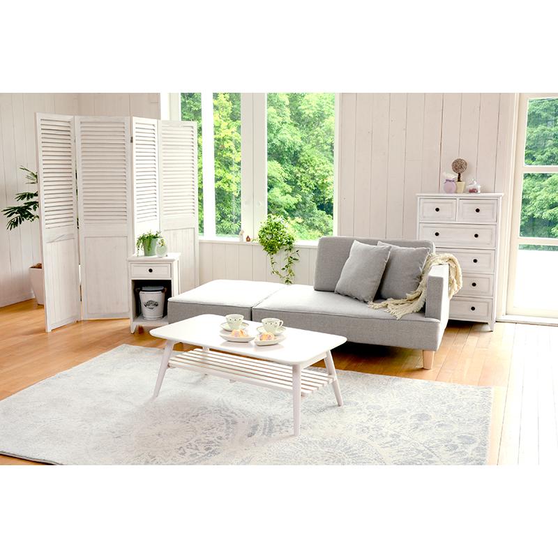 おしゃれ チェスト 収納 タンス かわいい フレンチ シャビーウッド