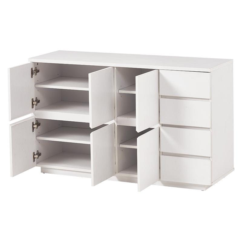 キャビネット 幅119 洋服ダンス リビング収納 ワイド チェスト ワイド