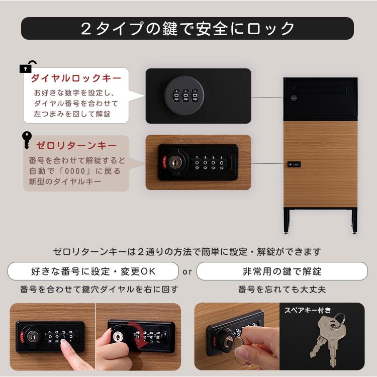 宅配ボックス ワイドロータイプ 2ボックス : ARAYA - 通販 - Yahoo 