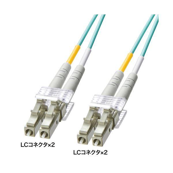 【ラッピング不可】 サンワサプライ HKB-OM3LCLC-05L　送料込み OM3光ファイバケーブル その他PCケーブル、コネクタ