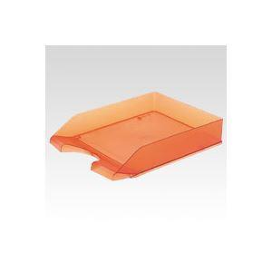 （まとめ） クルーズ レタートレー スケルトンタイプ LT-500OR オレンジ 1個入 〔×10セット〕送料込み