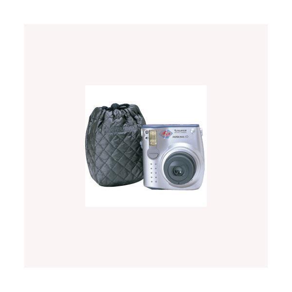 魅了 (まとめ)エツミ キルティングポーチS(ブラック) E-5017 ×5セット 　送料込み レンズフード