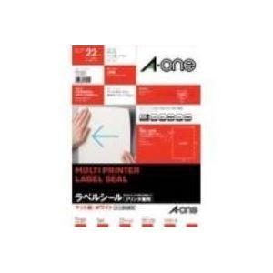 (業務用50セット) エーワン OAラベルシール 〔A4/全面 22枚〕 ノーカット 静電気防止加工 72301送料込み