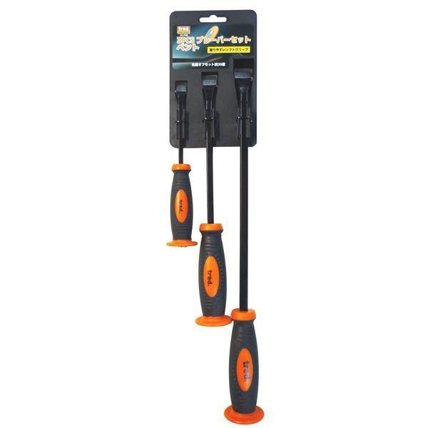 (業務用10セット) TRAD プレーバー3個入りセット 〔ベントタイプ〕 貫通タイプ 全体焼入れ SR-PRB レッド(赤)送料込み