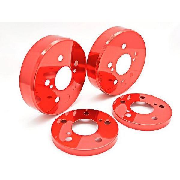 春夏新色 マークx Grx1 121 125 ハブカバー 2枚セット レッド フロント用 シルクロード 値引きする Highway18storage Com