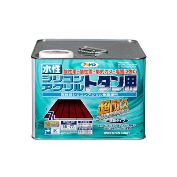 【希少！！】 水性シリコンアクリルトタン用 オーシャンブルー 7L〔代引不可〕送料込み