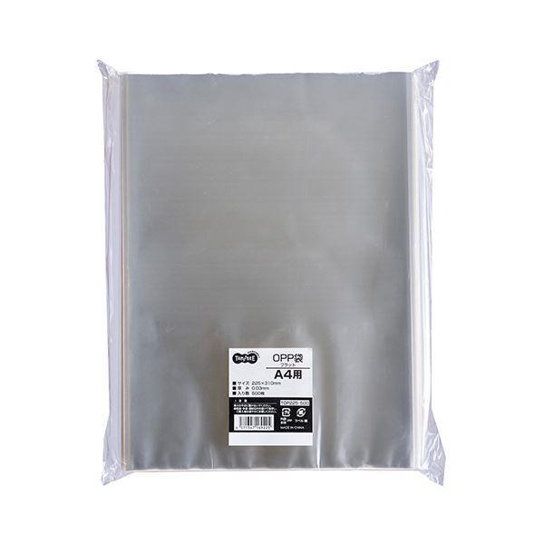 【ラッピング不可】 TANOSEE OPP袋 1セット（5000枚：500枚×10パック）送料込み A4225×310mm フラット 封筒