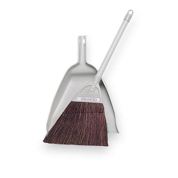 (まとめ) MMチリトリ・ほうきセット/清掃用品 〔S〕 全長：約560mm 〔家庭用 業務用 施設 店舗〕 〔×10セット〕送料込み