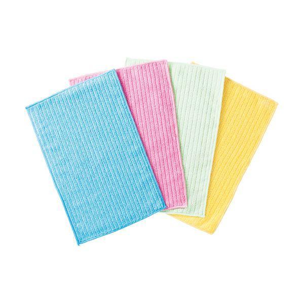 (まとめ) ボンスター マイクロダスター カラー4色(各3枚) F-884 1セット(36枚：12枚×3パック) 〔×5セット〕送料込み