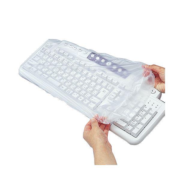 (まとめ) サンワサプライ キーボードマルチカバー デスクトップ用 FA-MULTI 1枚 〔×10セット〕送料込み