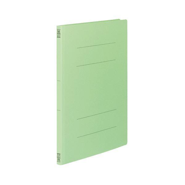 (まとめ) コクヨ フラットファイルV(樹脂製とじ具) B4タテ 150枚収容 背幅18mm 緑 フ-V14G 1パック(10冊) 〔×10セット〕送料込み