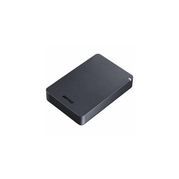 BUFFALO ポータブルHDD ブラック 4TB HD-PGF4.0U3-GBKA送料込み
