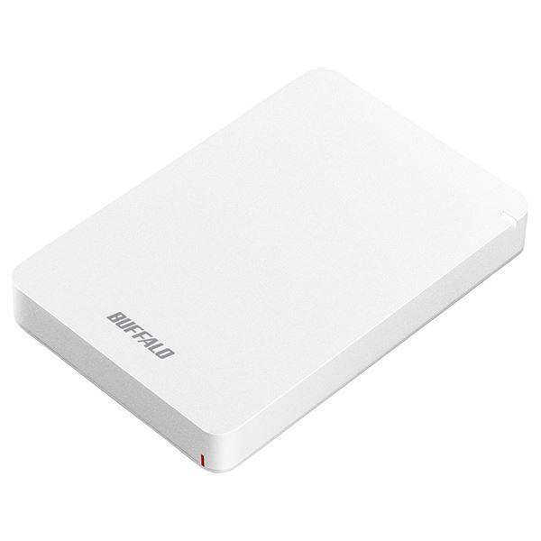 バッファロー USB3.1(Gen.1)対応 耐衝撃ポータブルHDD 2TB ホワイト HD-PGF2.0U3-BWHA送料込み