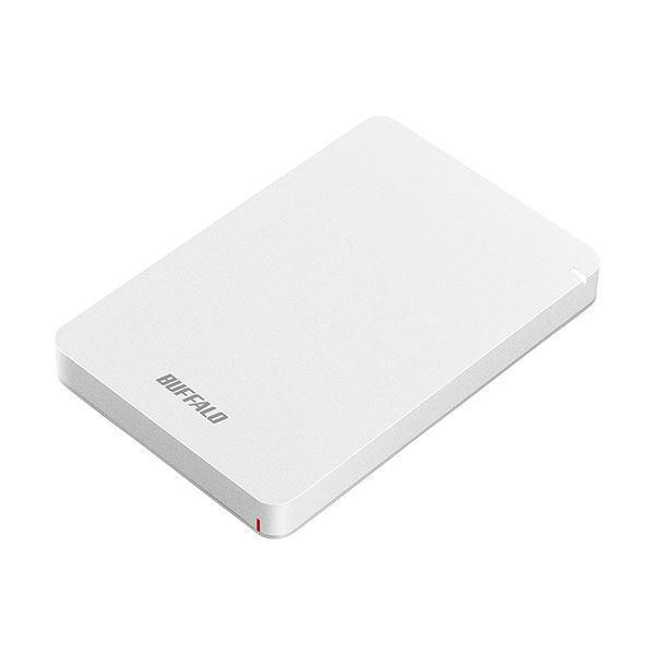 バッファロー MiniStationUSB3.1（Gen1）対応 耐衝撃ポータブルHDD 1TB ホワイト HD-PGF1.0U3-WHA 1台送料込み