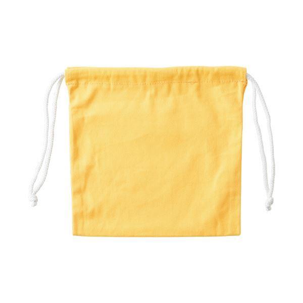 （まとめ）三栄産業 11号 帆布硬貨集金用巾着袋 レモン KC2525SET5-04 1パック（5枚） 〔×3セット〕送料込み