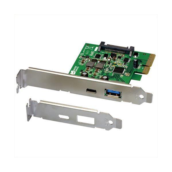 代引き人気  ラトックシステム USB3.1 PCI Expressボード （Type-A/Type-C） REX-PEU31-AC送料込み
