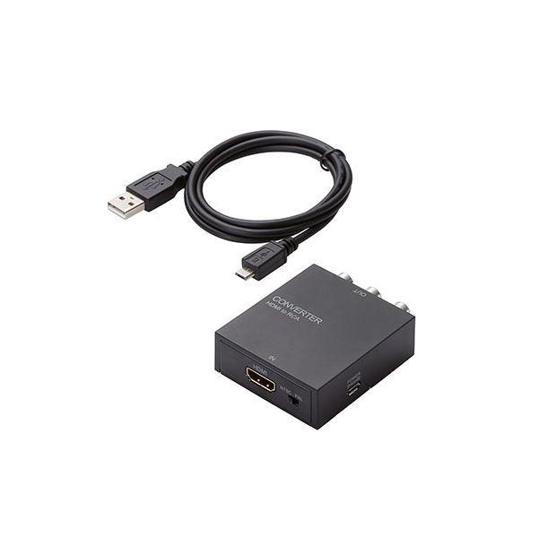 〔5個セット〕 エレコム ダウンスキャンコンバーター/HDMI‐RCA/HDMI1.4 AD-HDCV02X5送料込み