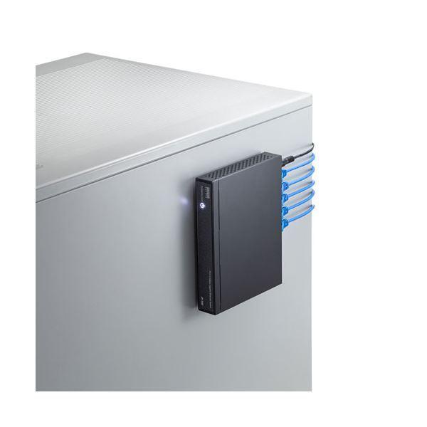 サンワサプライ 2.5G対応 スイッチングハブ(5ポート・マグネット付き) ブラック LAN-2GIGAS501送料込み LAN サンワサプライ 5G対応 スイッチングハブ 5ポート マグネット付き ブラック 2GIGAS501