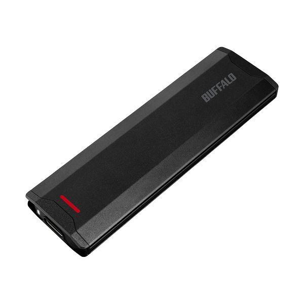バッファロー USB3.2(Gen2)ポータブルSSD TypeA＆Cケーブル付属 1TB ブラック SSD-PH1.0U3-BC 1台