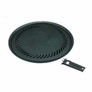 〔3個セット〕 岩谷産業 イワタニ 焼肉プレート L 直径33.7cm カセットフー専用 丸型 補助取っ手付 パーティー イベント 宴会送料込み