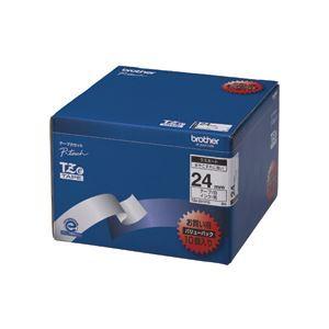 ブラザー BROTHER ピータッチ TZeテープ ラミネートテープ 24mm 白/黒文字 業務用パック TZE-251V10 1パック(10個)送料込み