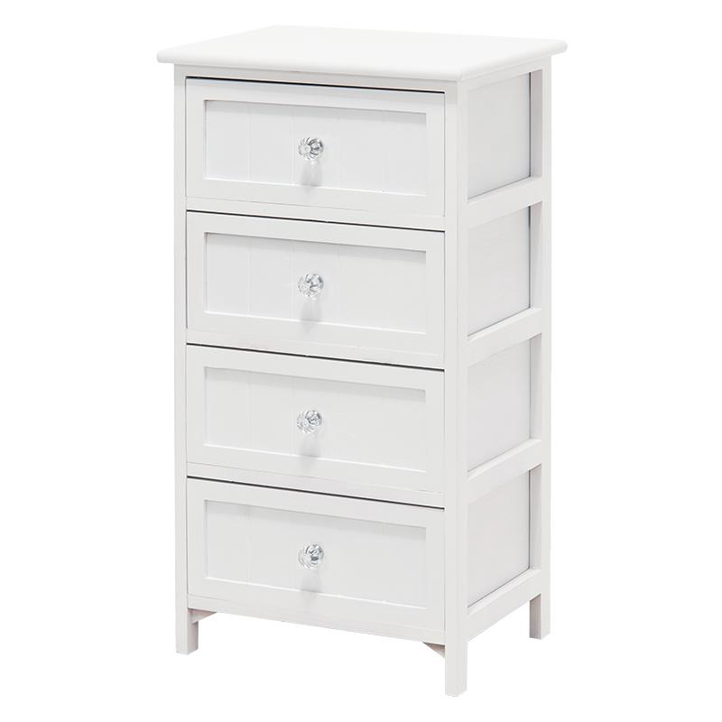 チェスト ホワイト 5段 幅45 白い家具 フェミニン おしゃれ お姫様系