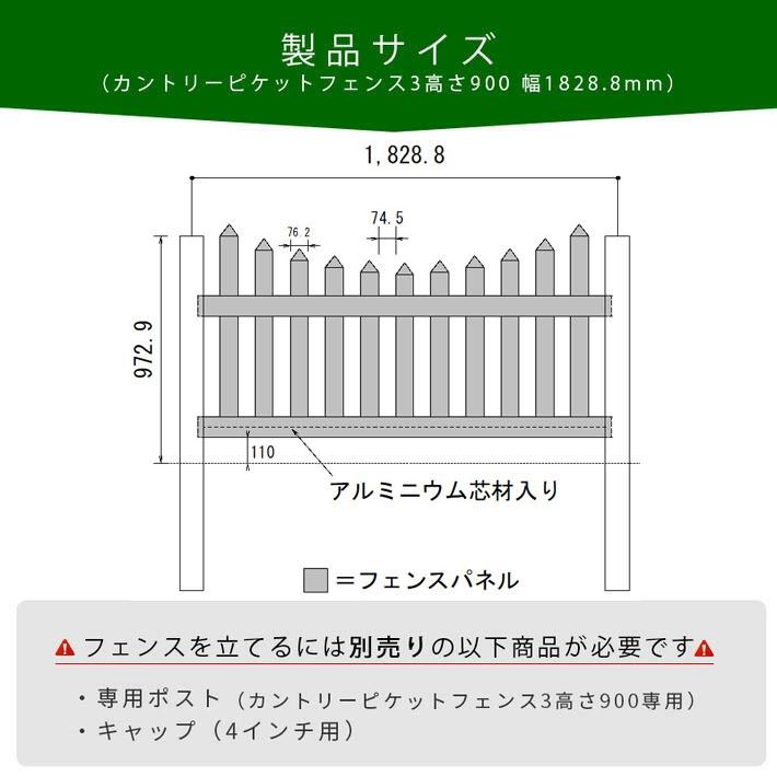フェンス 外構 DIY 樹脂 波型 PVCフェンス アメリカンフェンス