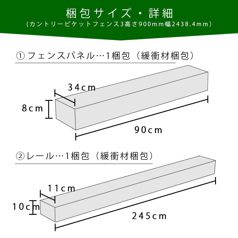 フェンス 樹脂製 アメリカンフェンス サーファーズハウス 波型 DIY PVC ドッグラン 庭 カントリーピケットフェンス3 高さ900 幅2438.4mm 19M_5