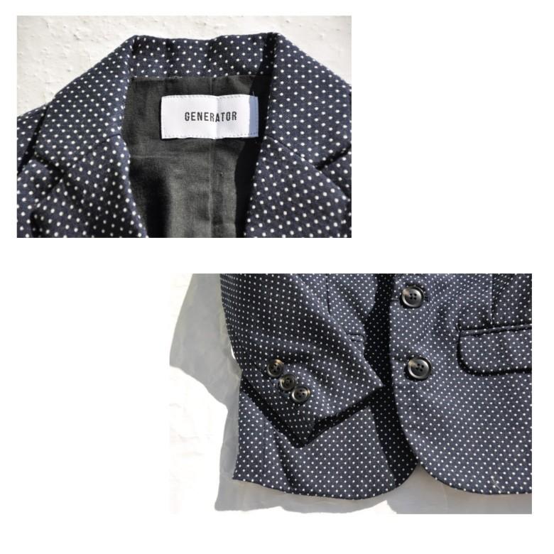 ドット ジェネレーター スーツ キッズ タックパンツ フォーマル 上下  
