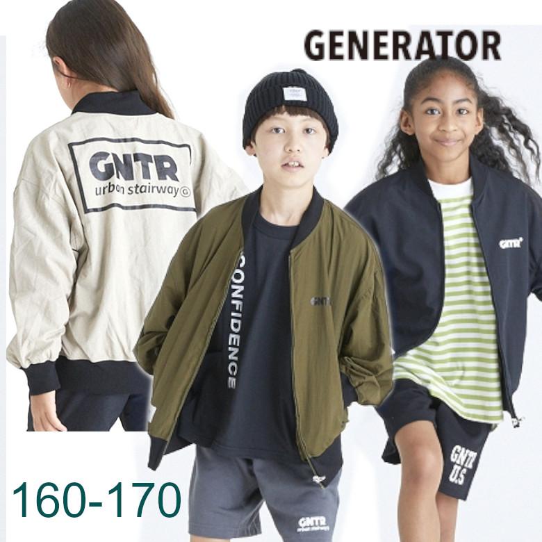 ナイロンジャケット 160 フード無し ジェネレーター ナイロンブルゾン  
