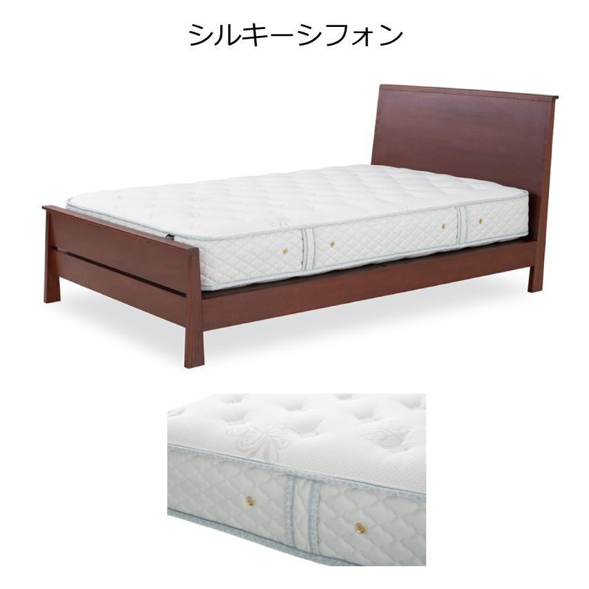 [開梱設置送料無料]ポケットコイルマットレス 日本ベッド シルキーシフォン ダブル 11316 | 日本ベッド | 01