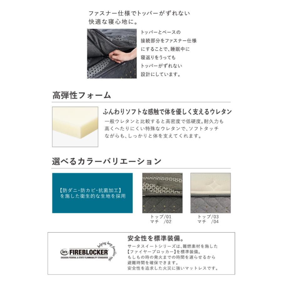 Serta（サータ） [開梱設置送料無料] ポケットコイルマットレス ソフト