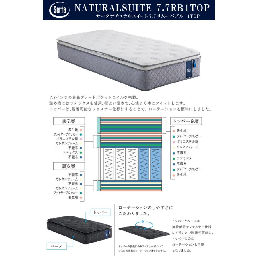 Serta [開梱設置送料無料] ポケットコイルマットレス (サータ) サータ