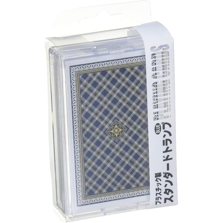 ハナヤマ 【新品】トランプ スタンダード BLUE【プラスチック