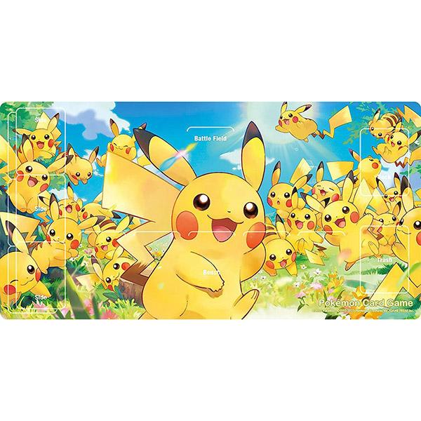 新品】ポケモンカードゲーム ラバープレイマット ピカチュウ大集合