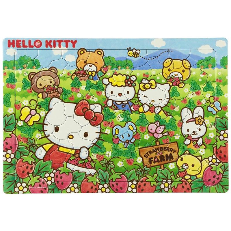 新品】チャイルドパズル ハローキティのいちごだいすき 80ピース