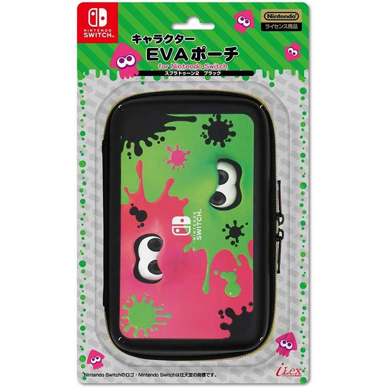 【新品】Switch キャラクターEVAポーチ スプラトゥーン2 (ブラック)｜arc-online