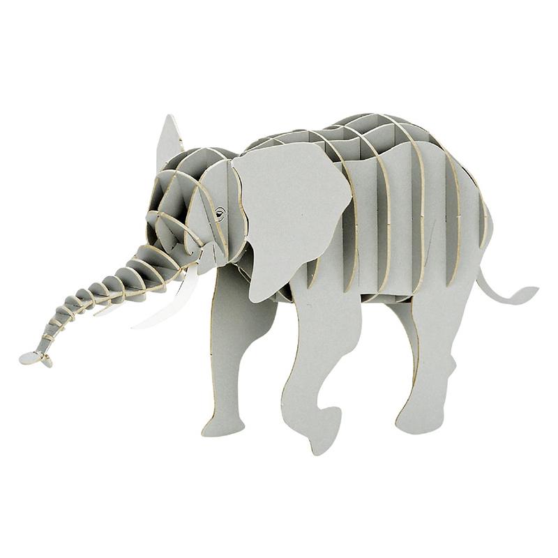 新品 ３ｄペーパーパズル アフリカゾウ グレー白 アークオンライン Yahoo 店 通販 Yahoo ショッピング